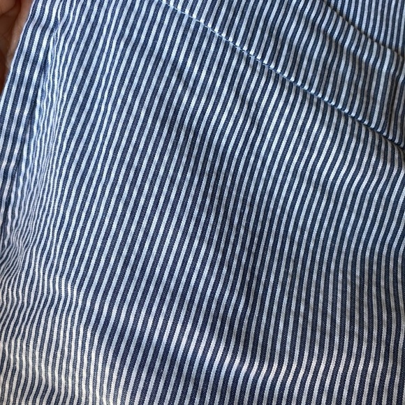 TALBOTS Petites CHATHAM CURVY striped cotton stretch pants size 10P - Picture 9 of 9